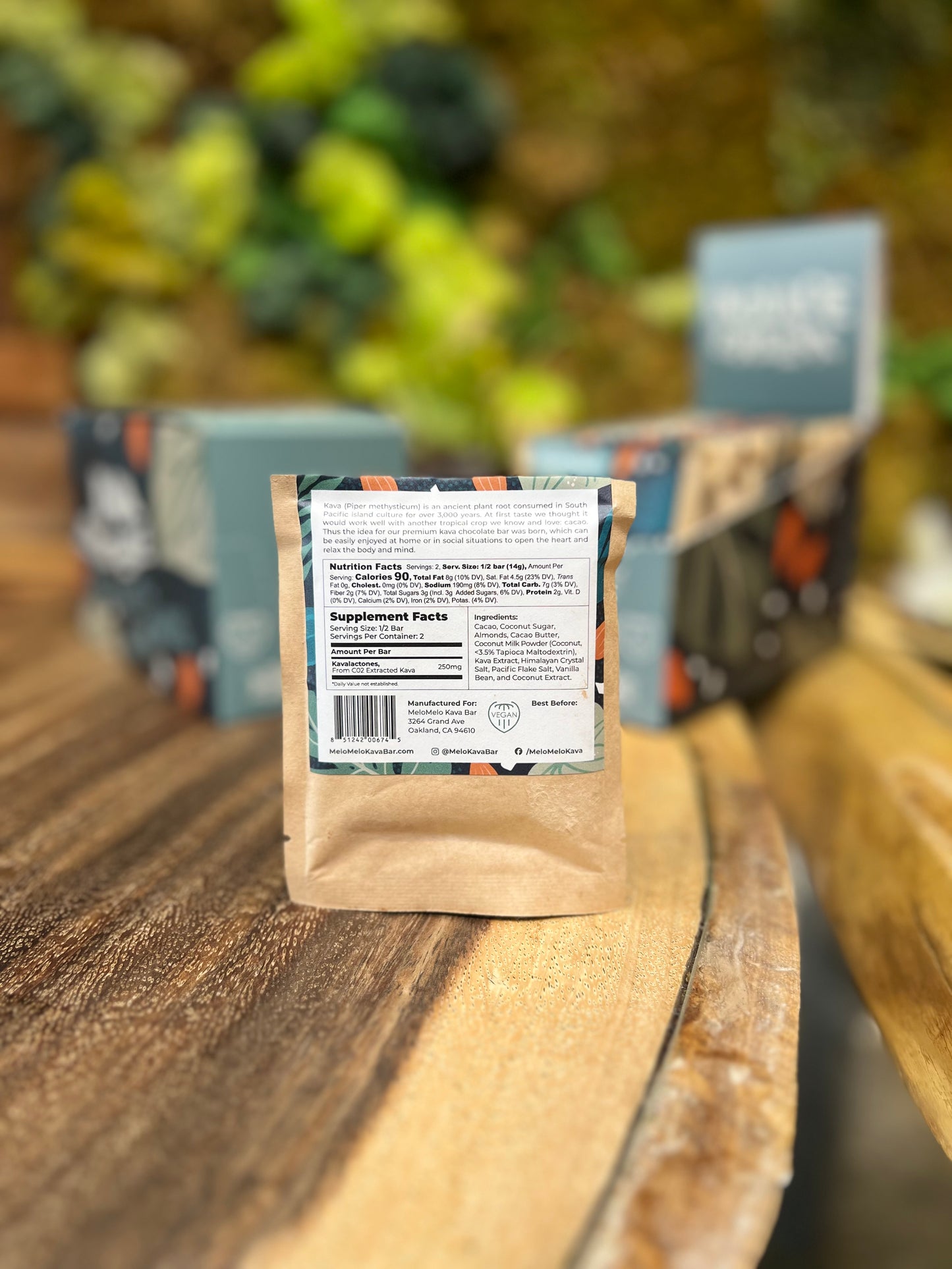 Kava Chocolate Sea Salt + Almonds