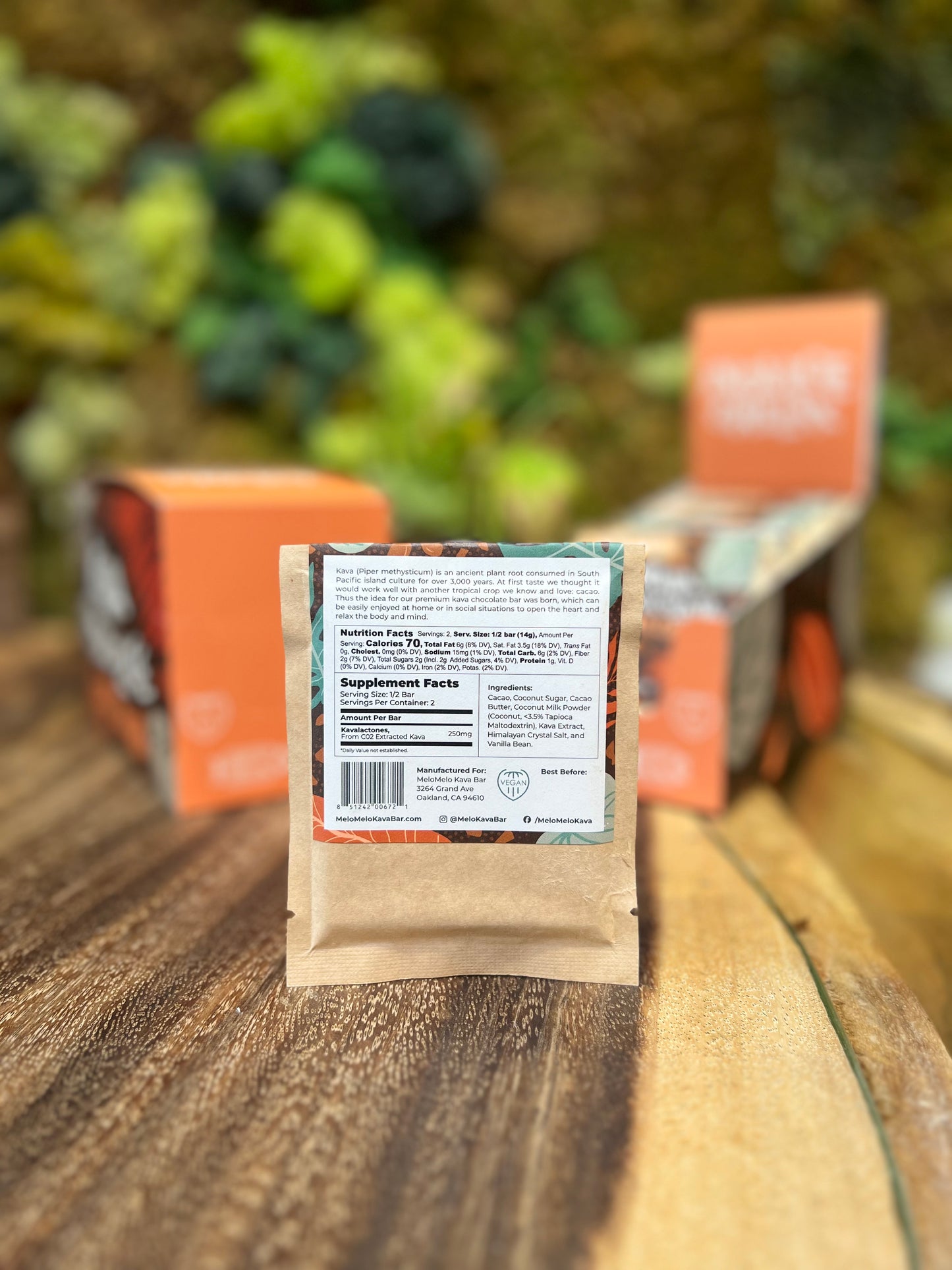 Kava Chocolate 68% Dark